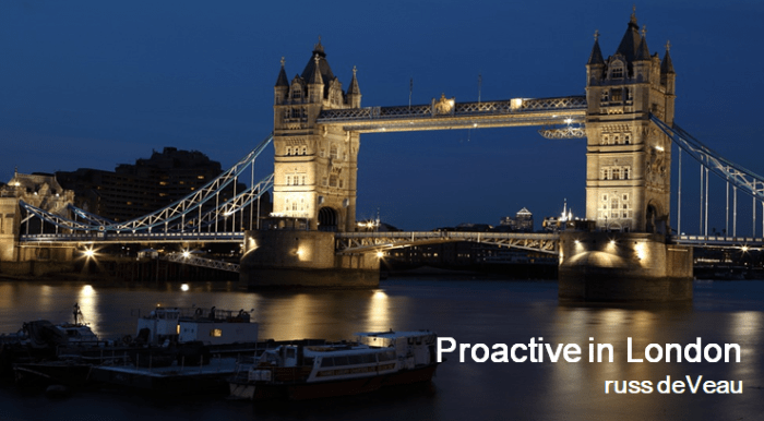 Russ DeVeau proactive in london Russell DeVeau #nyc #newyorkcity