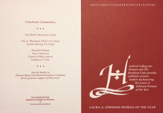 Russ DeVeau Hartford College for Women Women of the Year Award Russell DeVeau blog